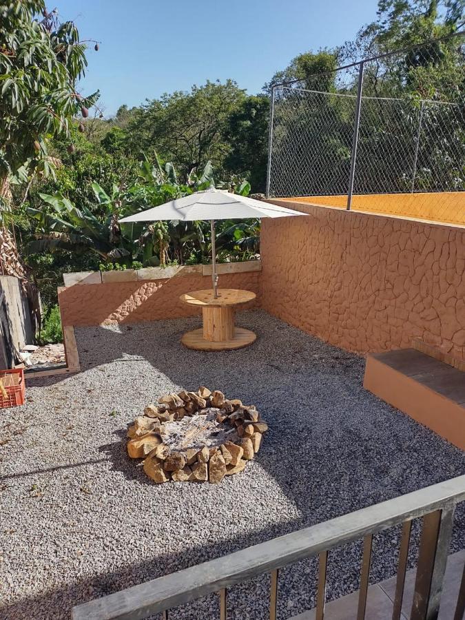 Chacara Bella Vida Com Piscina Churrasqueira Salao De Festas Fogao A Lenha Quadra Aracariguama Buitenkant foto