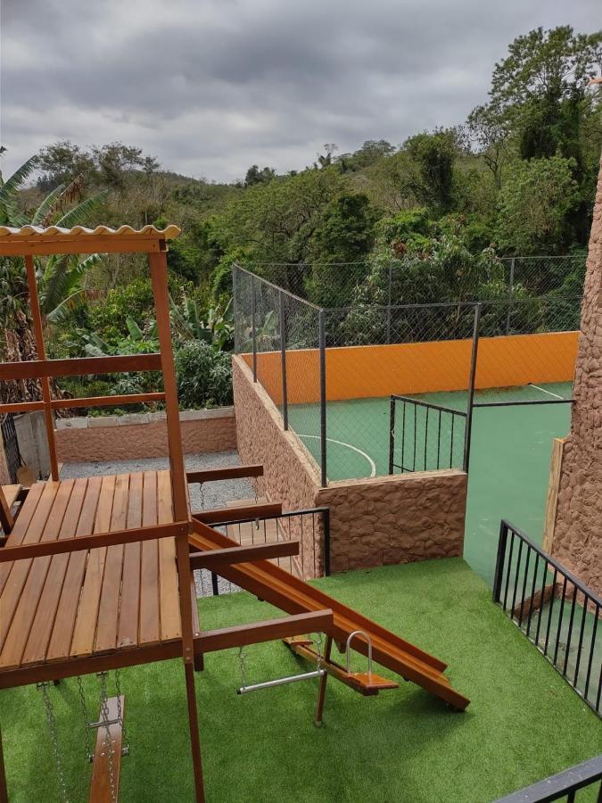 Chacara Bella Vida Com Piscina Churrasqueira Salao De Festas Fogao A Lenha Quadra Aracariguama Buitenkant foto