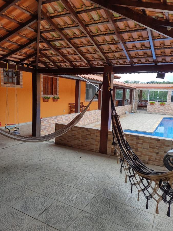 Chacara Bella Vida Com Piscina Churrasqueira Salao De Festas Fogao A Lenha Quadra Aracariguama Buitenkant foto
