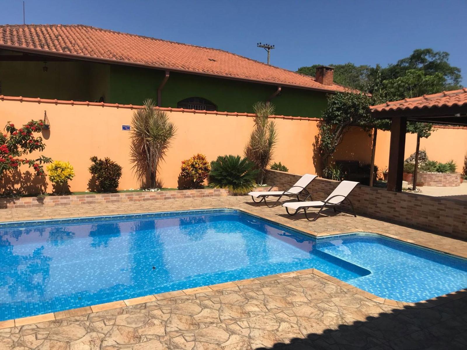 Chacara Bella Vida Com Piscina Churrasqueira Salao De Festas Fogao A Lenha Quadra Aracariguama Buitenkant foto