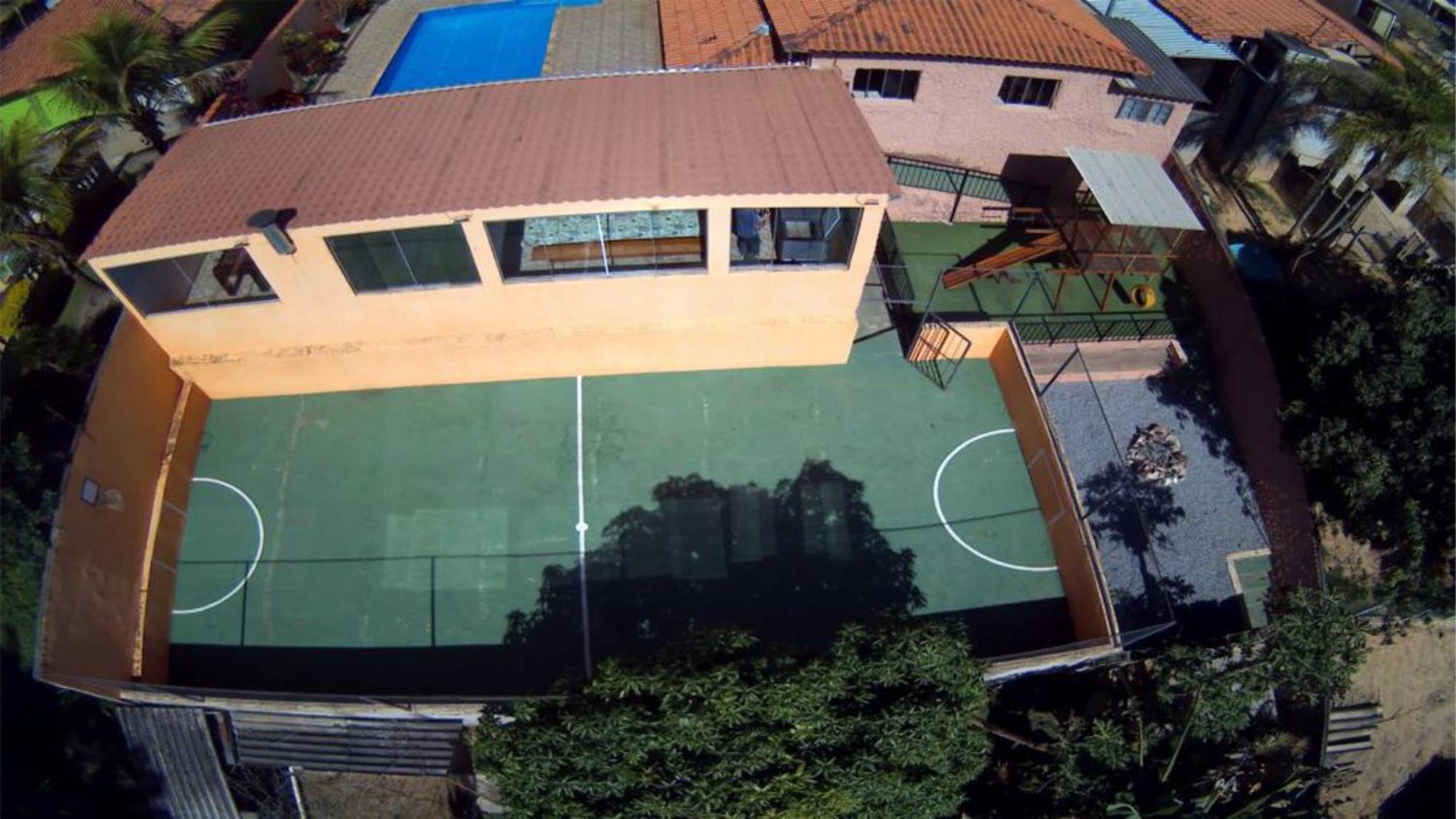 Chacara Bella Vida Com Piscina Churrasqueira Salao De Festas Fogao A Lenha Quadra Aracariguama Buitenkant foto