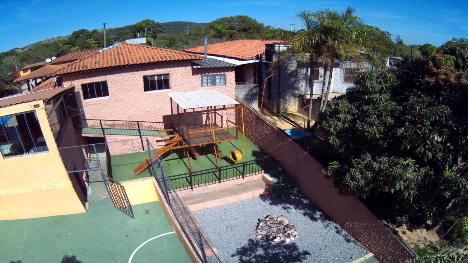 Chacara Bella Vida Com Piscina Churrasqueira Salao De Festas Fogao A Lenha Quadra Aracariguama Buitenkant foto